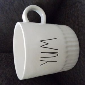 Rae Dunn "YUM" mug, 20 oz, white